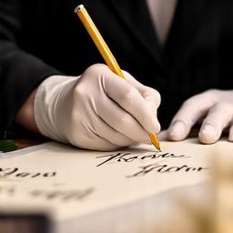 Événements VIP avec calligraphie de prestige pour cérémonies